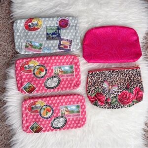 Estee Lauder Pink Travel Pouch Set